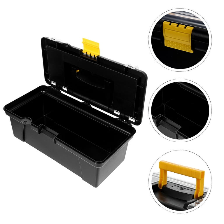 Toolbox/Organiser for Tools Plastic Tool Box with Handle Heavy Duty  Multifunction Organizer Box Large Capacity fit for Storage Multi-color and