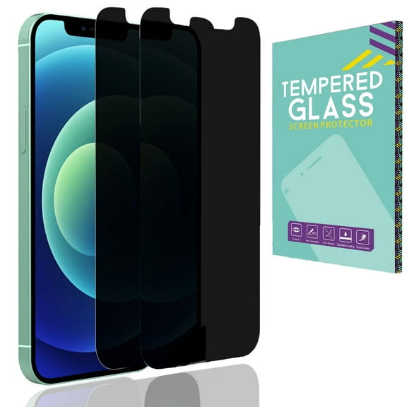AggXpf 2Pack Privacy Screen Protector for iPhone 14 Plus/iPhone 13 Pro Max 6.7”, 9H Anti Spy Dark Tempered Glass Screen Protector