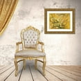 thumbnail image 3 of Van Gogh, Vincent 24x19 Gold Ornate Wood Framed with Double Matting Museum Art Print Titled - Mandorlo in fiore (gold variation), 3 of 4