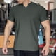thumbnail image 1 of pstuiky camisetas de hombre, Camiseta deportiva de verano para hombre, de manga corta, antiarrugas y con cuello en V. ropa de hombre l, 1 of 6