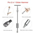 Paintless Dent Repair Kit - T-Bar Slide Hammer & Glue Puller Tabs For Car Dents