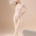thumbnail image 2 of BLVB Thermal Underwear for Kids Girls Thermals Long Johns Underwear Warm Fleece Winter Base Layer for Cold Weather/Skiing, 2 of 7