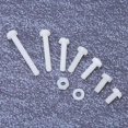 thumbnail image 3 of 800pcs/box M3 Nylon Screws Nuts Washers Combination Kit Hardware Accessories White, 3 of 4