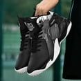 thumbnail image 2 of Bolognifi Men's High Top Basketball Sports Shoes Fashionable Anti Slip Basketball Boots, 2 of 8