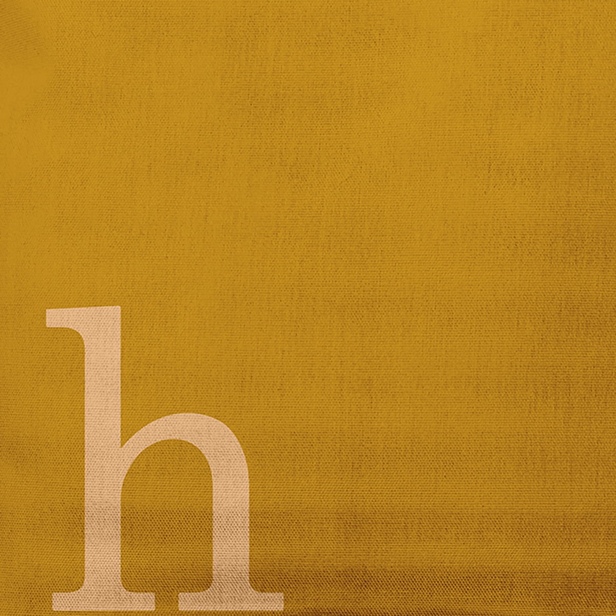 Simply Daisy 26" x 26" Modern Monogram Decorative Throw Pillow, Autumn Gold