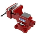 thumbnail image 3 of Wilton Tools 28819 Heavy Duty Cast Iron 4.5 Inch Bench Vise, Red, 3 of 8