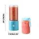 thumbnail image 3 of Batidora portátil para batidos y zumos | Exprimidor recargable USB con 6 cuchillas de acero inoxidable | Batidora de mano para deportes, viajes, gimnasio, oficina | Fácil de limpiar | Mezcla rápida, 3 of 5