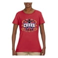 thumbnail image 2 of Wild Bobby Cheerleading All Stars Girl Sports Women Graphic Tee, Red, Large, 2 of 5