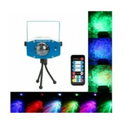 RGB LED Water Wave Ripple Effect Projector Party Music Auto Stage Laser Light