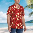 thumbnail image 5 of Haiem Fire Extinguisher Printed Hawaiian Shirt for Men - Men’s Casual Beach Summer Shirts - Stretch Fabric with Modern Fit-Medium, 5 of 9