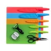 Ozeri Elite Chef 17-Piece Stainless Steel Knife & Cutting Mat Set, in Color