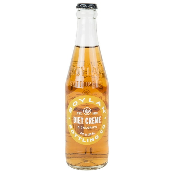 Boylan Bottling Co. 12 fl. oz. Diet Creme Soda - 24/Case