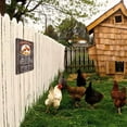 thumbnail image 5 of HELLOYOUNG Funny Chicken Rules Sign Rustic Vintage Metal Tin Wall Art Farmhouse Decor Gift for Chicken Keepers Poultry Lovers, 5 of 9