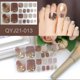 thumbnail image 1 of Etiqueta Engomada Del Clavo Del Dedo Del Pie Envolturas Completas Pegatinas De Esmalte Pegatinas De Arte De Uñas Para Mujeres Niñas Decoraciones De Arte De Uñas Yuarrent CE007391-07, 1 of 5