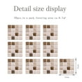 thumbnail image 2 of CUH 10/20/30/40/50/60/70/80/90/100 Pcs Mosaic Pattern Tiles Backsplash Peel and Stick Self Adhesive Removable Stick On Kitchen Tiles Stickers DIY Bathroom Wall Floor Stickers, 2 of 10