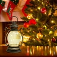 thumbnail image 3 of Christmas Decorations Glow, Christmas Vintage Decorative Lanterns with LED String Light, Small Flashing LED Tabletop & Hanging Decor for Trees, Home, Dining Table Props Christmas Gifts, 3 of 7