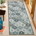thumbnail image 6 of Moroccan Trellis Washable Rug, Kitchen Rugs for Entryway Bathroom, Non-Slip Indoor Door Mat Ultra-Thin, Small Oriental Throw Carpet for Bedroom Entry, 6 of 6