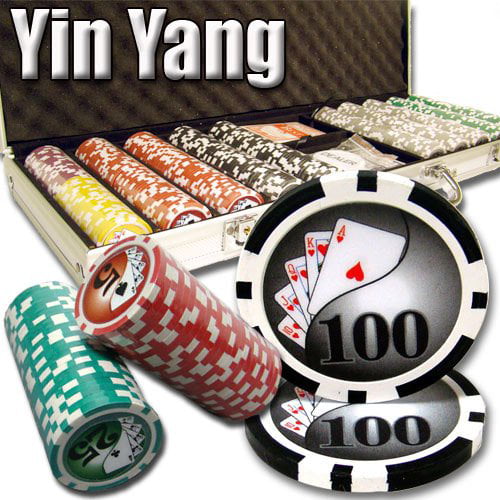 Get 1 Free 50 Red $5 Yin Yang 13.5g Clay Poker Chips New Buy 2 