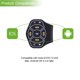 thumbnail image 3 of Speravity Volante inalámbrico Bluetooth Mando a distancia Botón multimedia Control remoto Multimedia MP3 Reproducción de música para Android Paneles de instrumentos para automóviles Speravity VI005621-00, 3 of 6