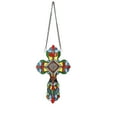 thumbnail image 2 of RADIANCE Goods Victorian Tiffany-Style Stained Glass Window Panel 13" Tall, 2 of 5