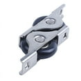 thumbnail image 3 of 2 Pcs Nylon Simple Essieu Coulissant Porte Porte à Roulettes Poulie Roue, 3 of 5