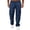 Navy, variant on Men's Multi-Pocket Drawstring Work Pants, Fashion Casual Elastic Waist Cargo Trousers for Outdoor and Hiking,Army Green,L