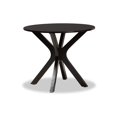 thumbnail image 3 of Baxton Studio Liese Modern and Contemporary Transitional Two-Tone Dark Brown and Walnut Brown Finished Wood 5-Piece Dining Set, 3 of 5