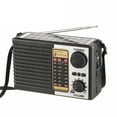 thumbnail image 1 of AM FM SW Radio de emergencia solar compatible con Bluetooth con linterna LED (F10BTS) WDOplteas  Para estrenar, 1 of 9
