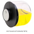 thumbnail image 4 of Round Glass Jar Non-leaking Round Glass Storage Jar Vent Hole Glass Sealed Storage Jar with Buckle Cover Pressing Lid Heat Resistance for Kitchen Home, 4 of 9