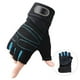 thumbnail image 2 of Guantes de gimnasio para hombre y mujer, manoplas de medio dedo para levantamiento de pesas, entrenamiento deportivo, ejercicio, ciclismo Fivean Guantes deportivos, 2 of 2