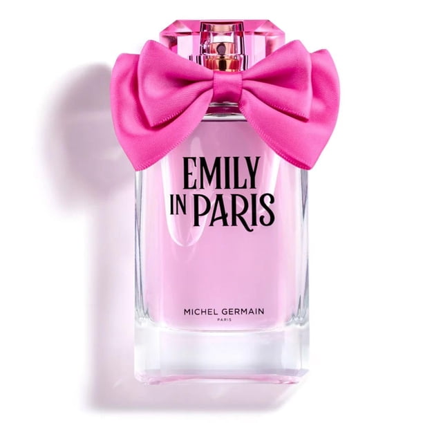 Michel Germain Emily In Paris Eau De Parfum Fragancia Spray Floral Amaderado Notas altas de seductor Neroli Pera francesa Grosella negra salvaje Borgoña Regalo romántico y soñador para mujeres 3.4 onz