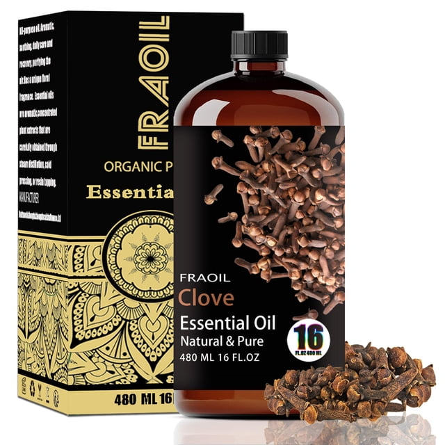 Aceite esencial FRAOIL Clove 480 ml para humidificador difusor