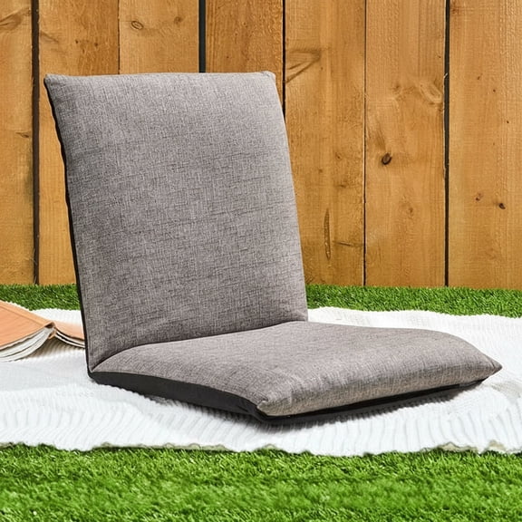 Adjustable Padded Floor Lounge Chair - 5 Positions, Lightweight Portable