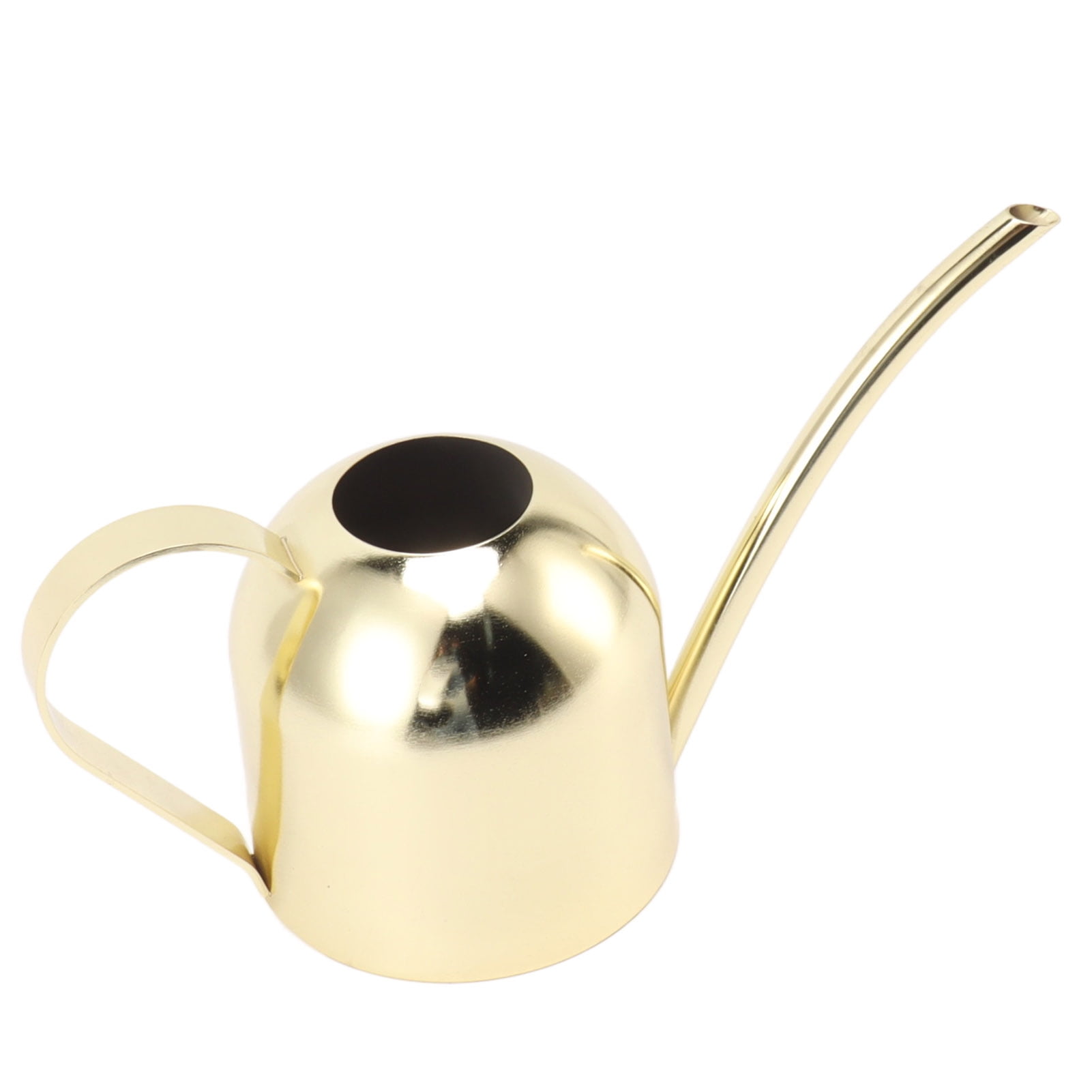 M Buder Premium Stainless Steel Watering Can Gold 30.4 oz / 0.9L Long Spout for Indoor House Plants Outdoor Gardening Tools 8.5 x 3.5 x 4.9 inches