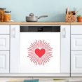 thumbnail image 5 of IAUYY Magnetic decorative sticker - 23x26 Inch PVC Refrigerator Decorative Cover, Removable DIY Art for Kitchen Appliances Radiate Light, 5 of 6