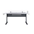 thumbnail image 2 of Acme Furniture Table de Jeu Vildre, Finition Noire et Blanche, 2 of 2