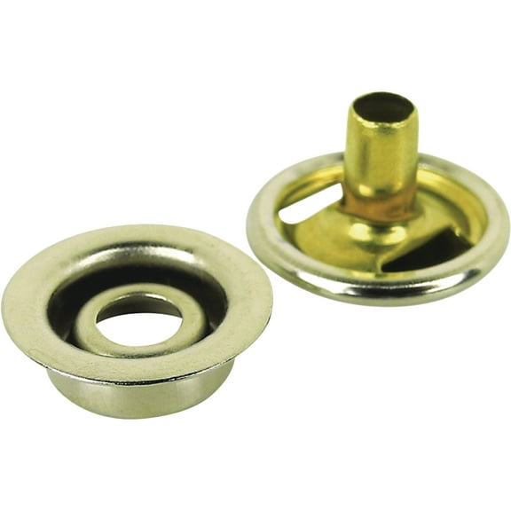 Seachoice 59394 Stainless Steel 11/64" Button Socket with Barrel - 100 Pack