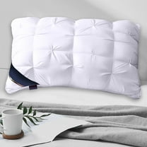 sruoe Cervical Pillow for Neck Pain, Pillows for Bed Cervical Neck, Neck Pillow for Sleeping, Soft Portable Adjustable Breathable Ergonomic Neck Pillow, Pillows for Household, Student Dormitory