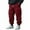 Men Baggy Pants-A49 Wine, variant on Mifsaly Cargo Joggers Men with 4 Pockets Drawstring Straight Leg Sweatpants Cozy Casual Baggy Pants Soild Color Going Out Long Trousers Fashion Streetwear Wine XL