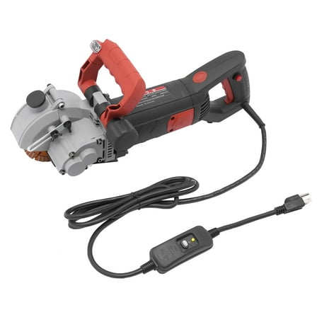 ChicHomey 4800W Corded Electric Wood Router Tool, Wall Chaser Concrete Cutter with Diamond Alloy Blades, 6500RPM Speed, and 9.8ft Power Cord for Cutting Concrete and Wood