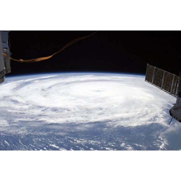 Hurricane Bill in the Atlantic Ocean Canvas Art - Stocktrek Images (35 x 23)