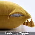 thumbnail image 4 of Velvet cushion cover tassel cushion cover decorative sofa cushions tassel, 4 of 5