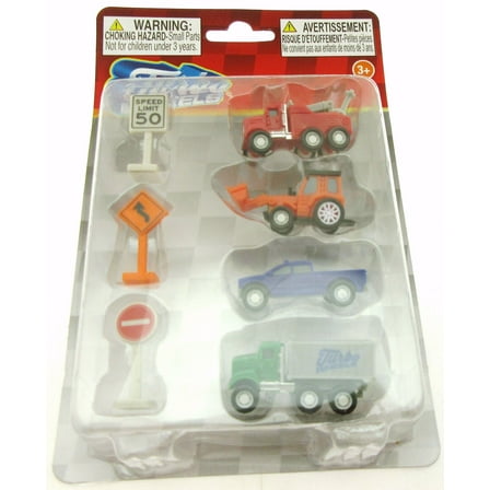Turbo Wheels  Tow, Tractor, Pickup, Container  Trucks Tiny Toys!