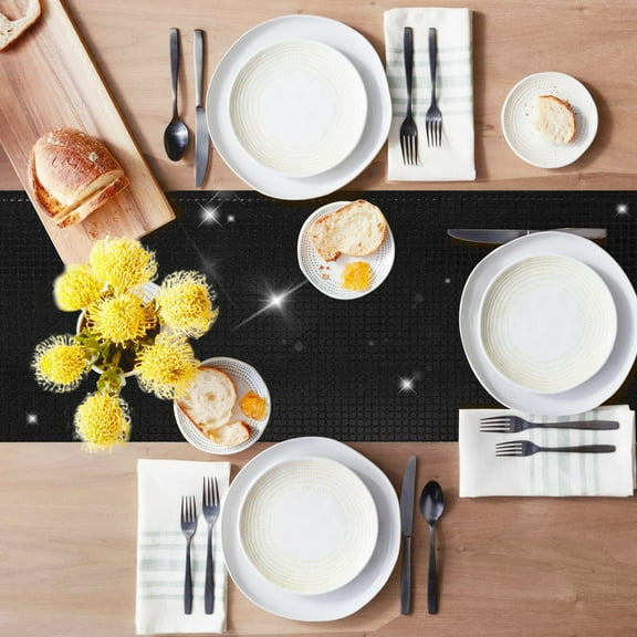Holiday Table Runners Inches Sequin Table Runner Mirror Foil Table Decor For Bachelorette Party Supplies Wedding Holiday Celebration Decoration Table Cloth