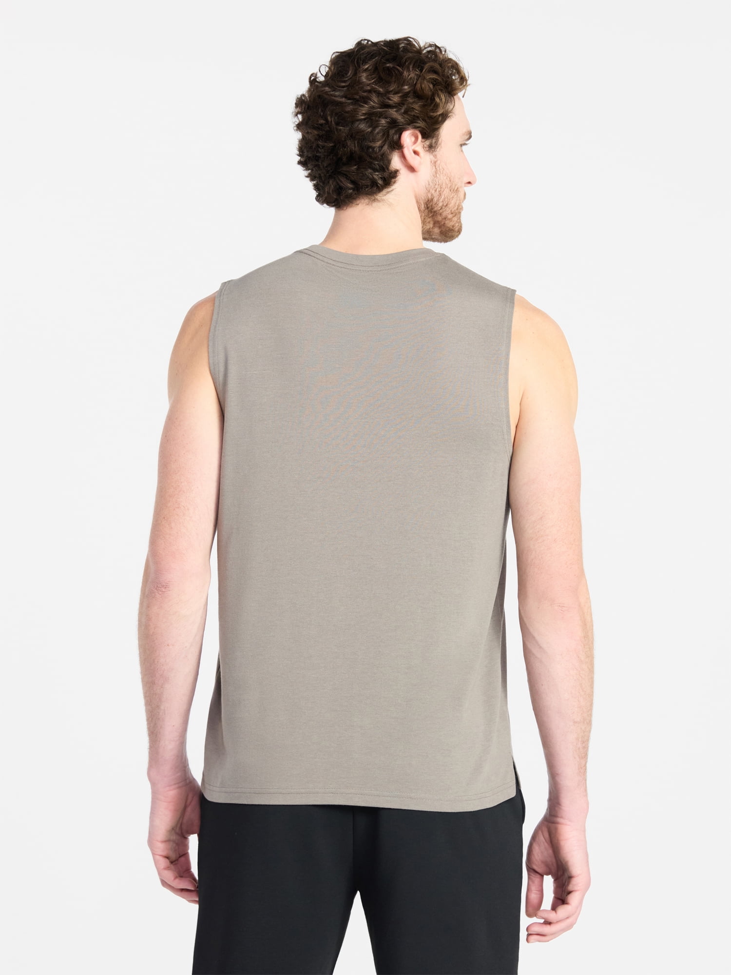 Athletic Works Men's and Men's Big & Tall Tri-Blend Muscle Tee, Sizes XS-4XLT