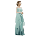 thumbnail image 2 of DAIZBELLA Medieval Renaissance Dress for Women Retro Gradient Strapless Dress, S, 2 of 8