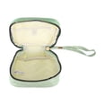 thumbnail image 4 of 1 Pc Bolsa de Maquillaje Floral para Mujeres para Vacaciones, Camping, Viajes de Negocios, Baño, Cuero PU Verde, 4 of 4
