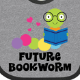 thumbnail image 4 of Inktastic Future Bookworm Boys or Girls Baby Bib, 4 of 4