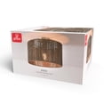 thumbnail image 3 of Lulu 1-Light Flush Mount Ceiling Light, Matte Brass, Paper Twine Shade, 3 of 8