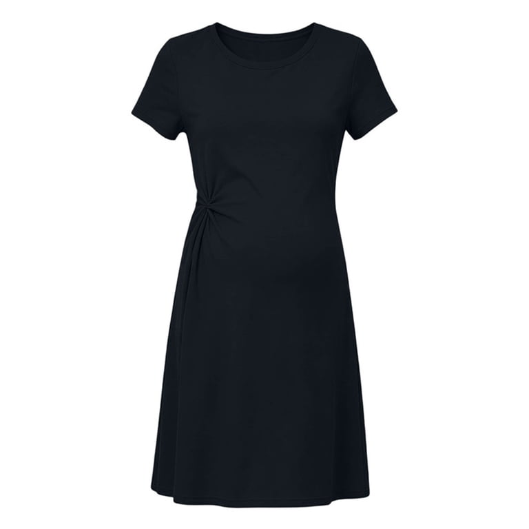 black maternity mini dress MATERNITY MINI DRESS BLACK | Online Outlet